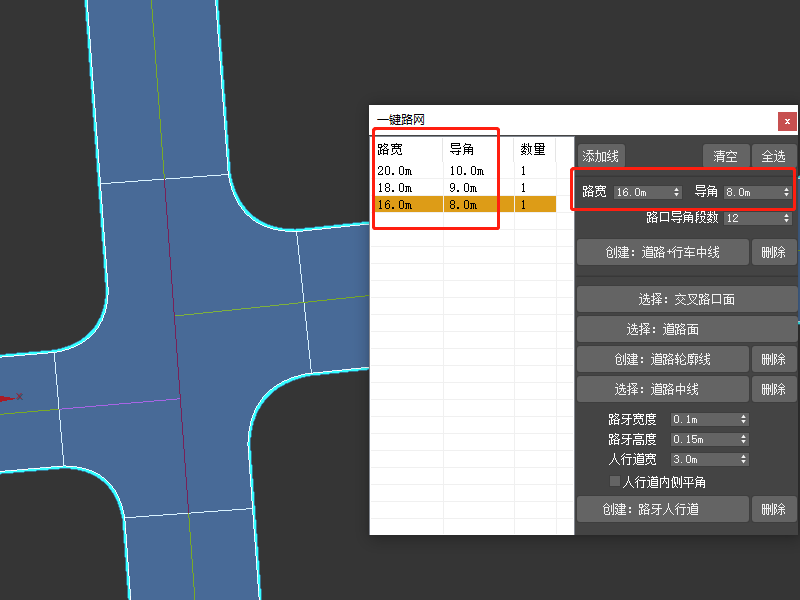 路宽对等